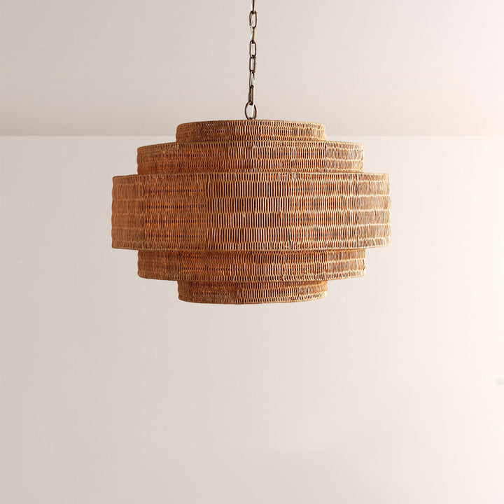 Pallue Rattan Chandelier