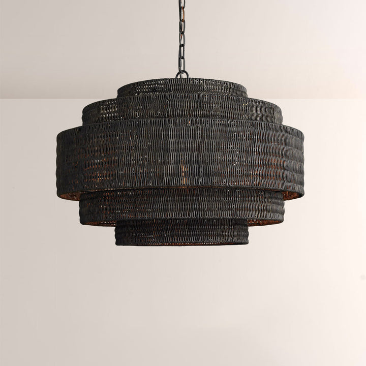 Pallue Rattan Chandelier