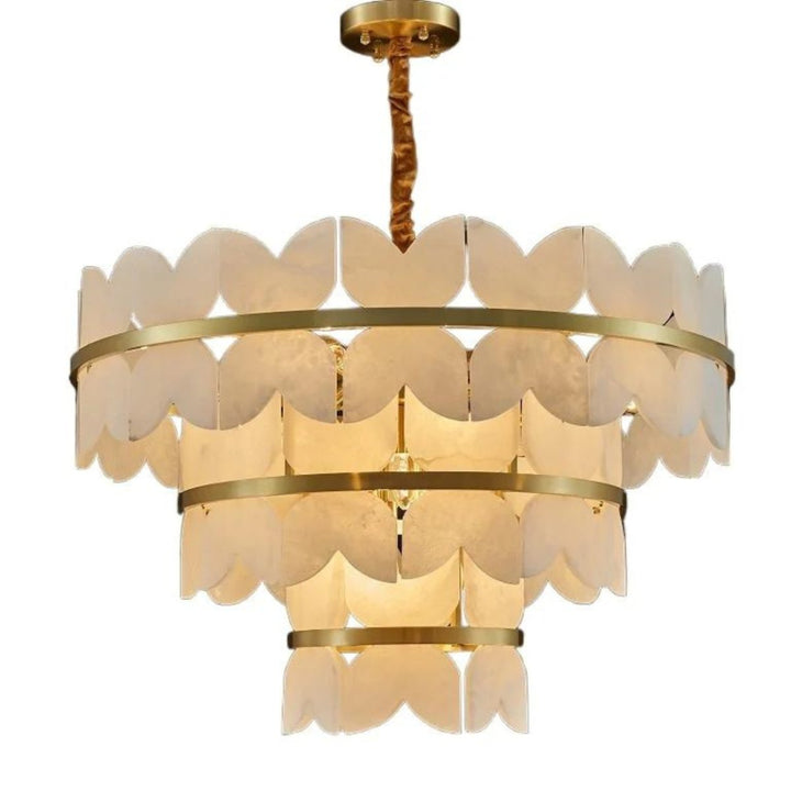 Patanga Alabaster Chandelier Light