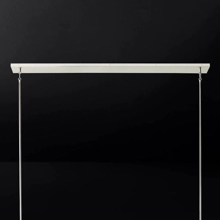 Pauille Glass Linear  Dining Room Chandelier 60"