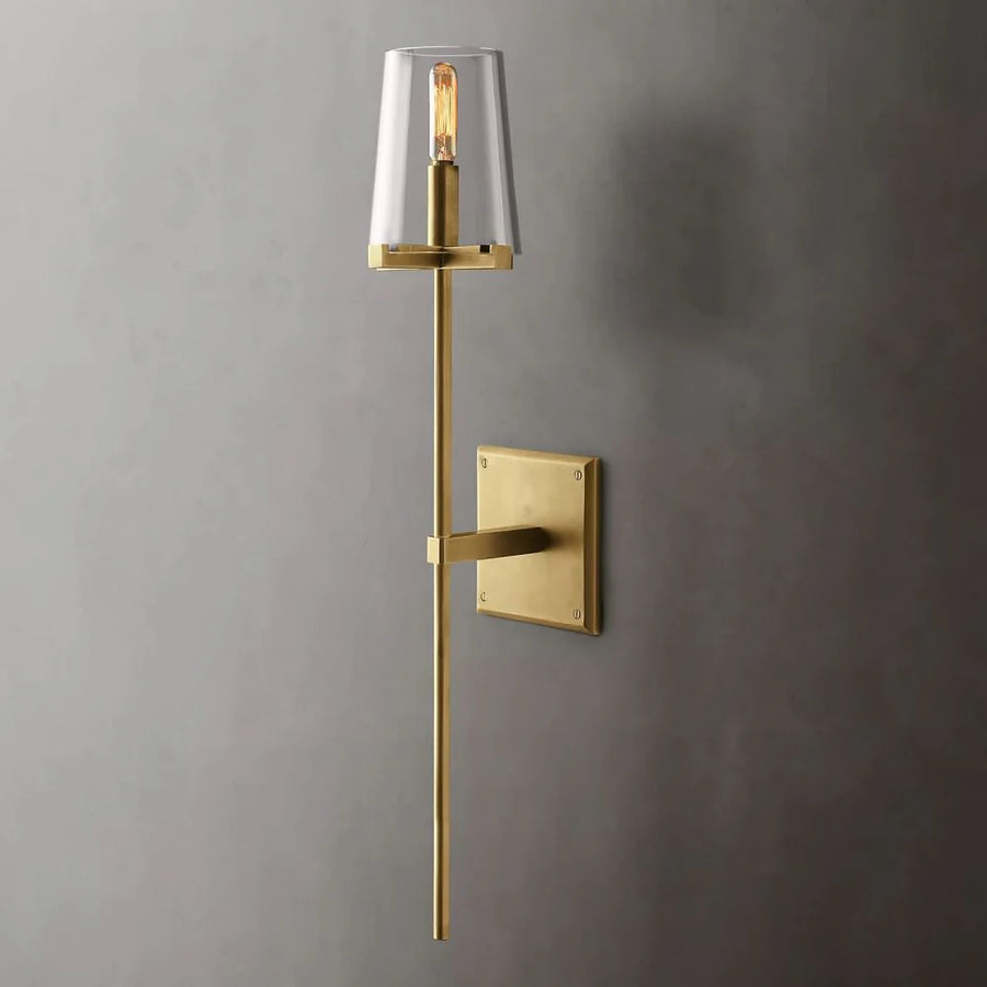 Pauille Glass Torch Sconce