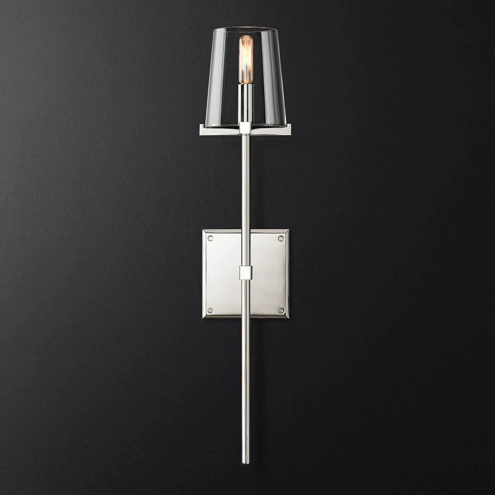 Pauille Glass Torch Sconce