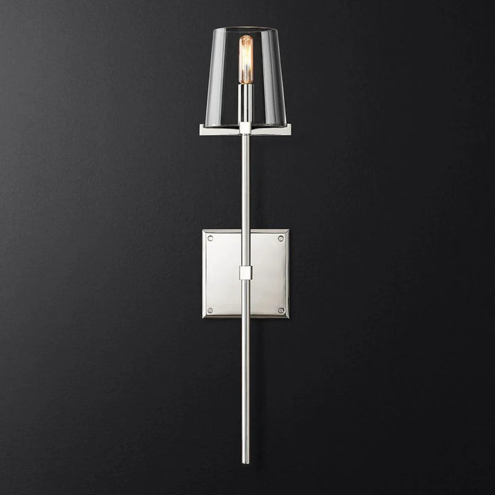 Pauille Glass Torch Sconce
