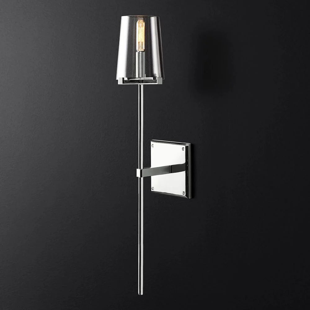 Pauille Glass Torch Sconce