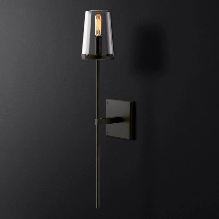 Pauille Glass Torch Sconce