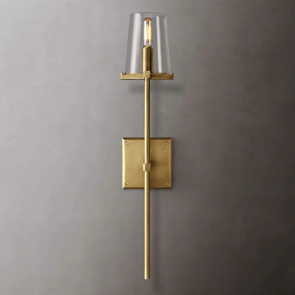 Pauille Glass Torch Sconce