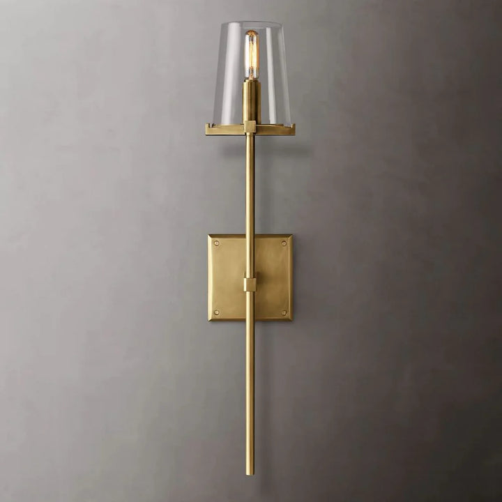 Pauille Glass Torch Sconce