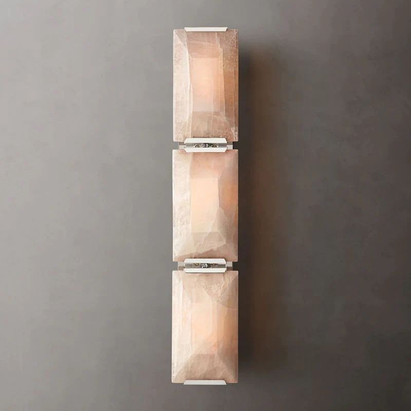 Paula Alabaster Triple Bedroom Sconce