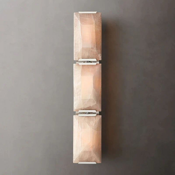 Paula Alabaster Triple Bedroom Sconce