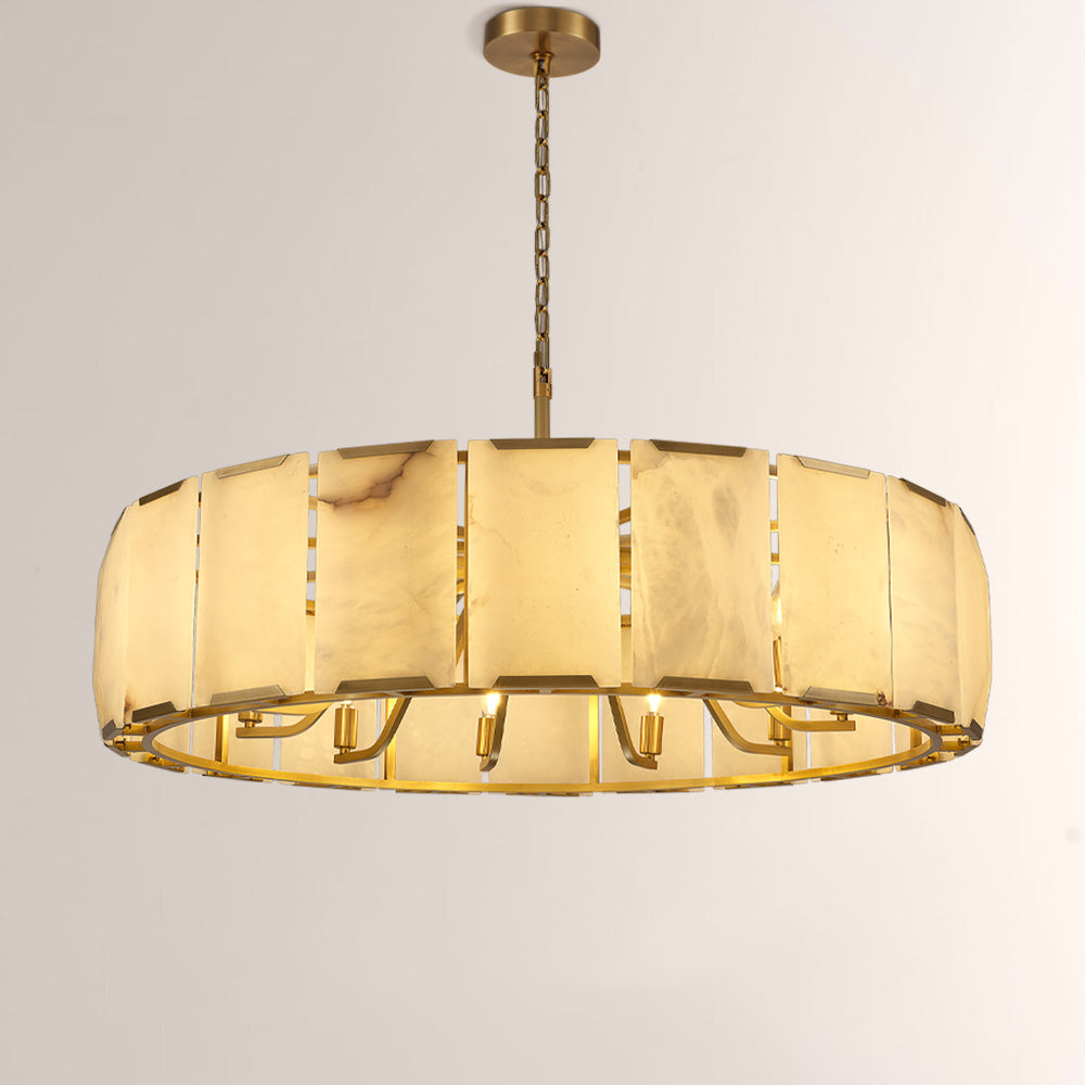 Paula Calcite Round Chandelier 43"