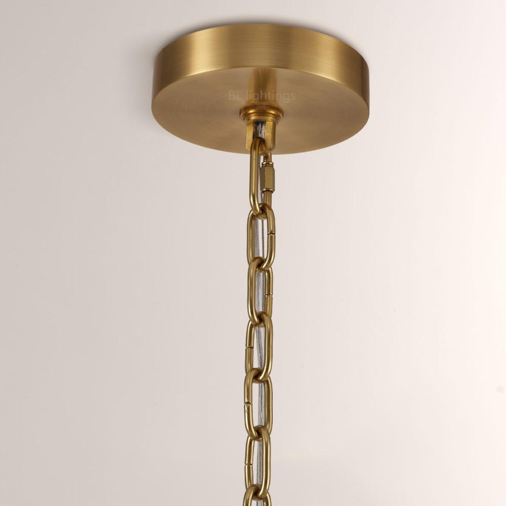 Paula Calcite Round Chandelier 43"