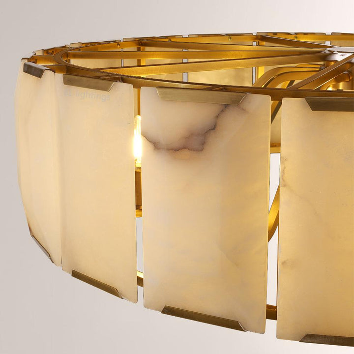 Paula Calcite Round Chandelier 43"