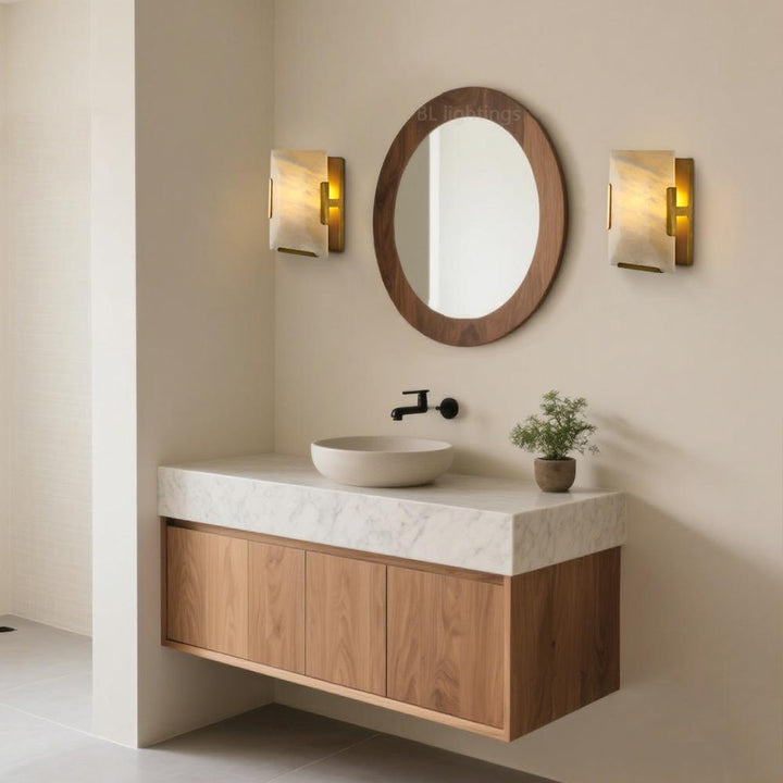 Paula Calcite Short Wall Sconce