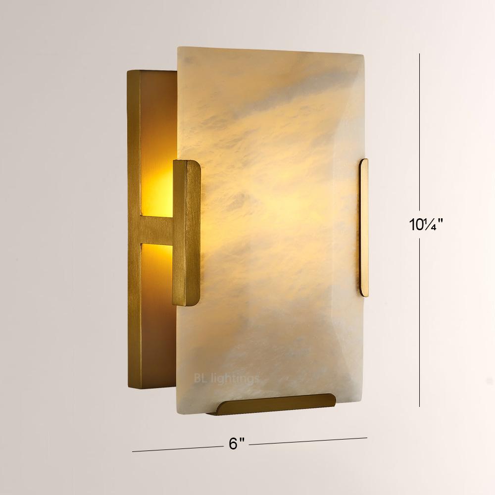 Paula Calcite Short Wall Sconce