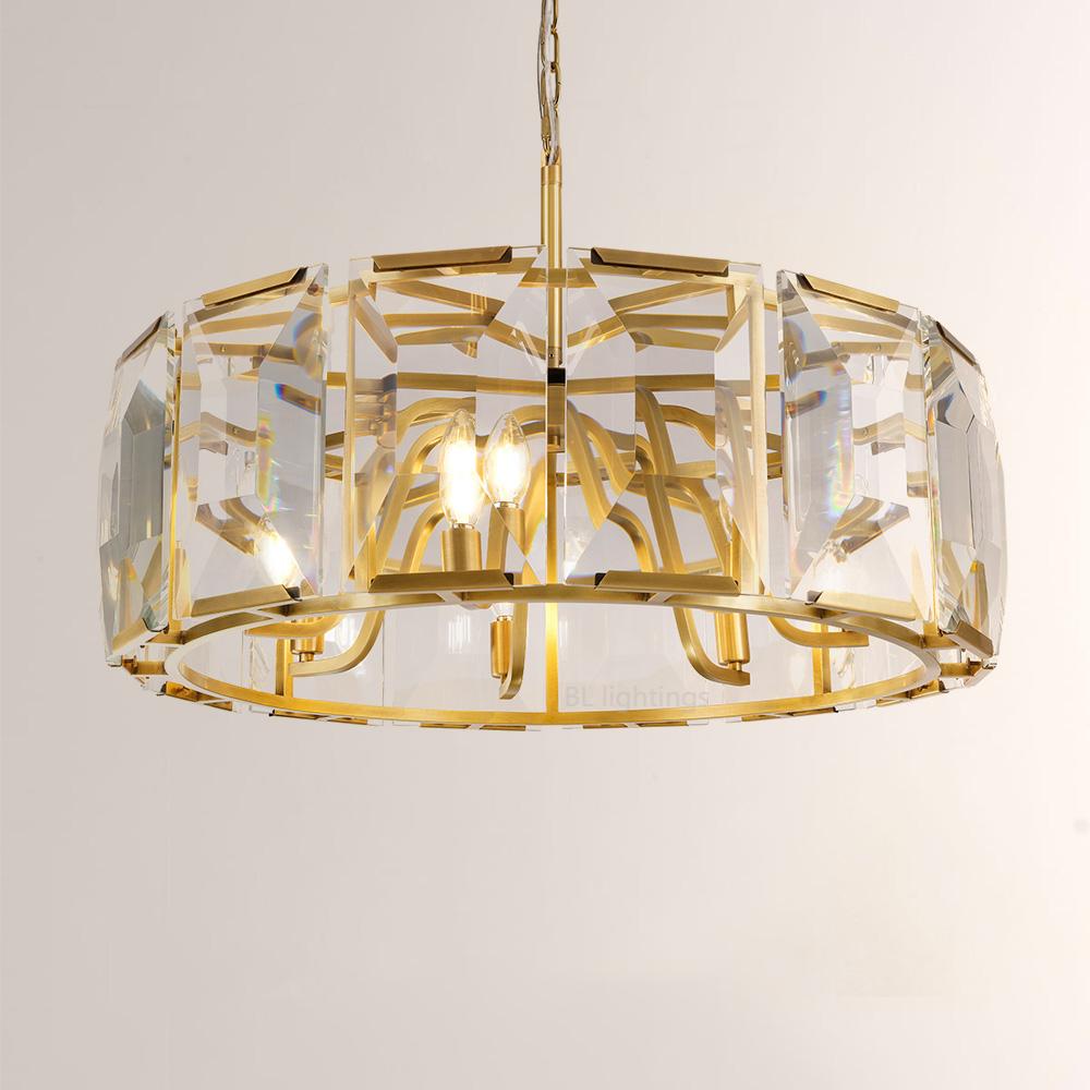 Paula Crystal Round Chandelier 31"