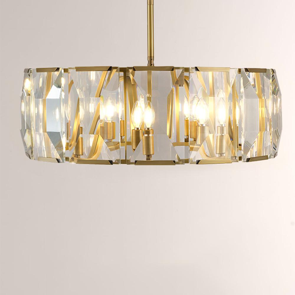 Paula Crystal Round Chandelier 31"