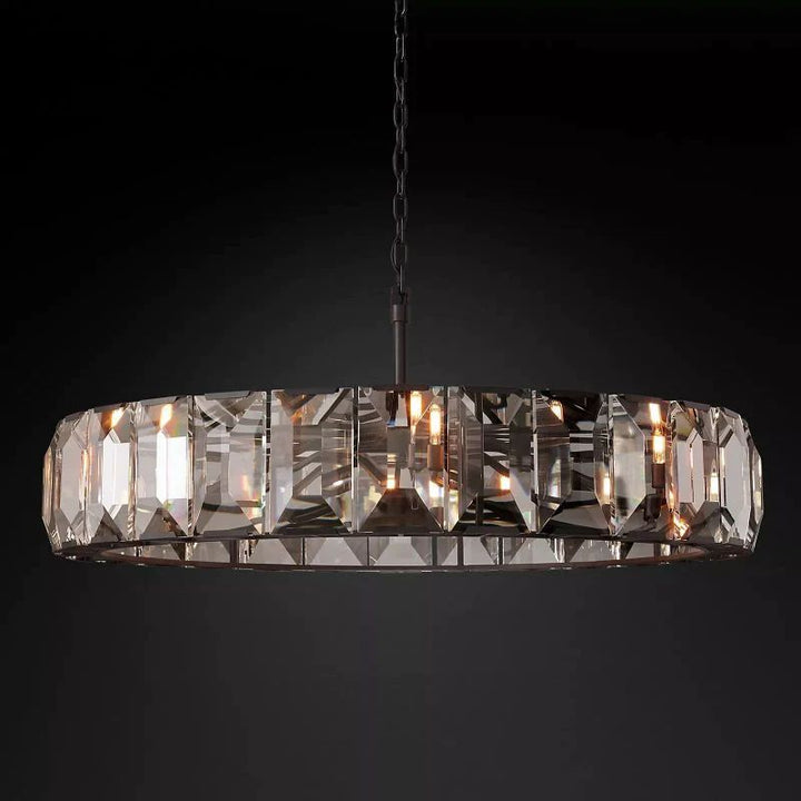 Paula Crystal Round Chandelier 60"