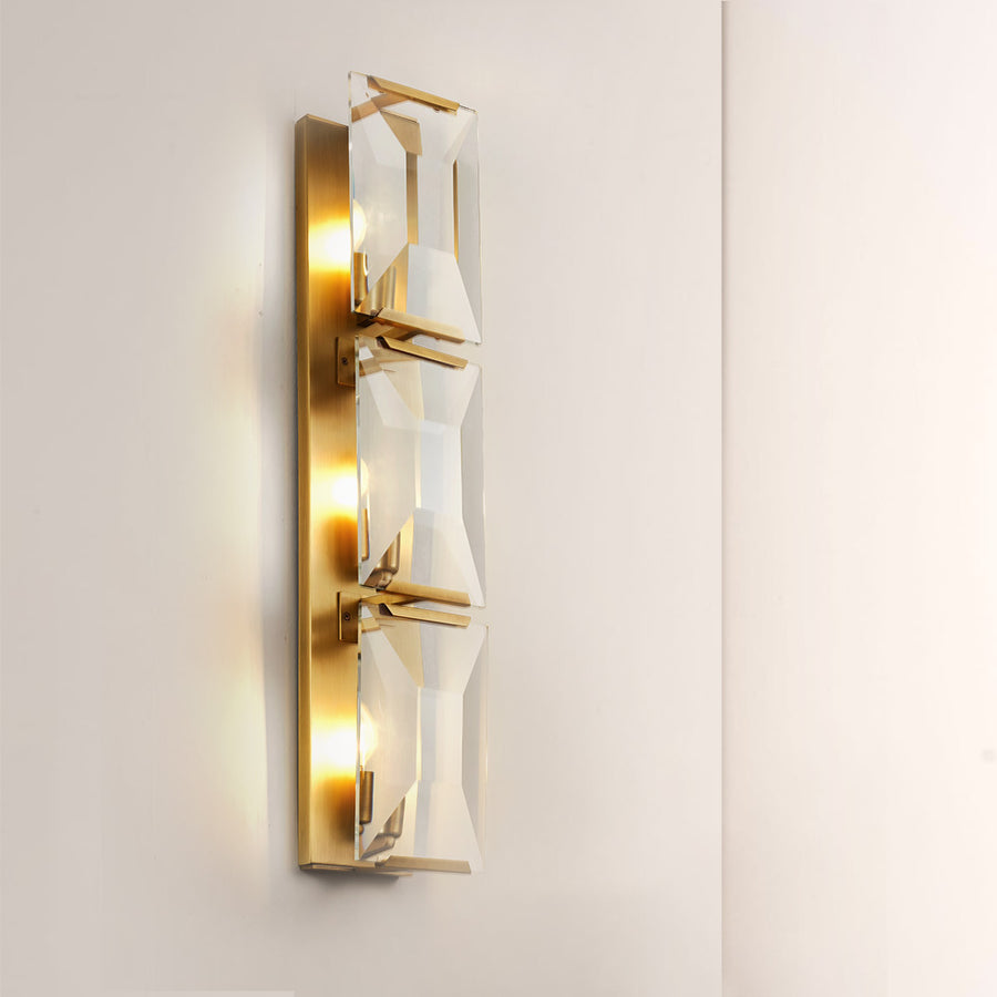 Paula Crystal Triple Wall Sconce