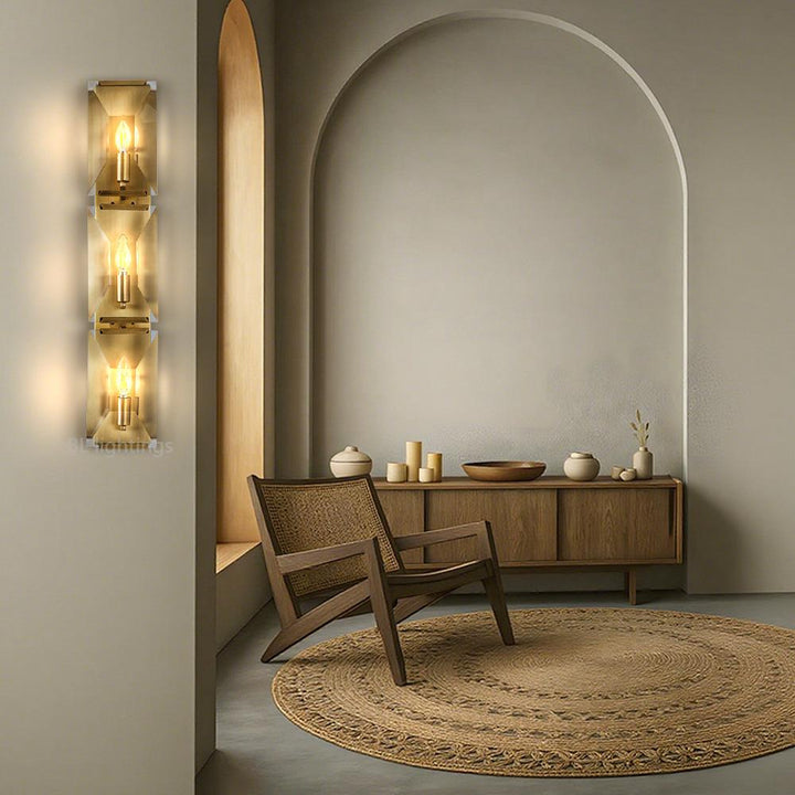 Paula Crystal Triple Wall Sconce