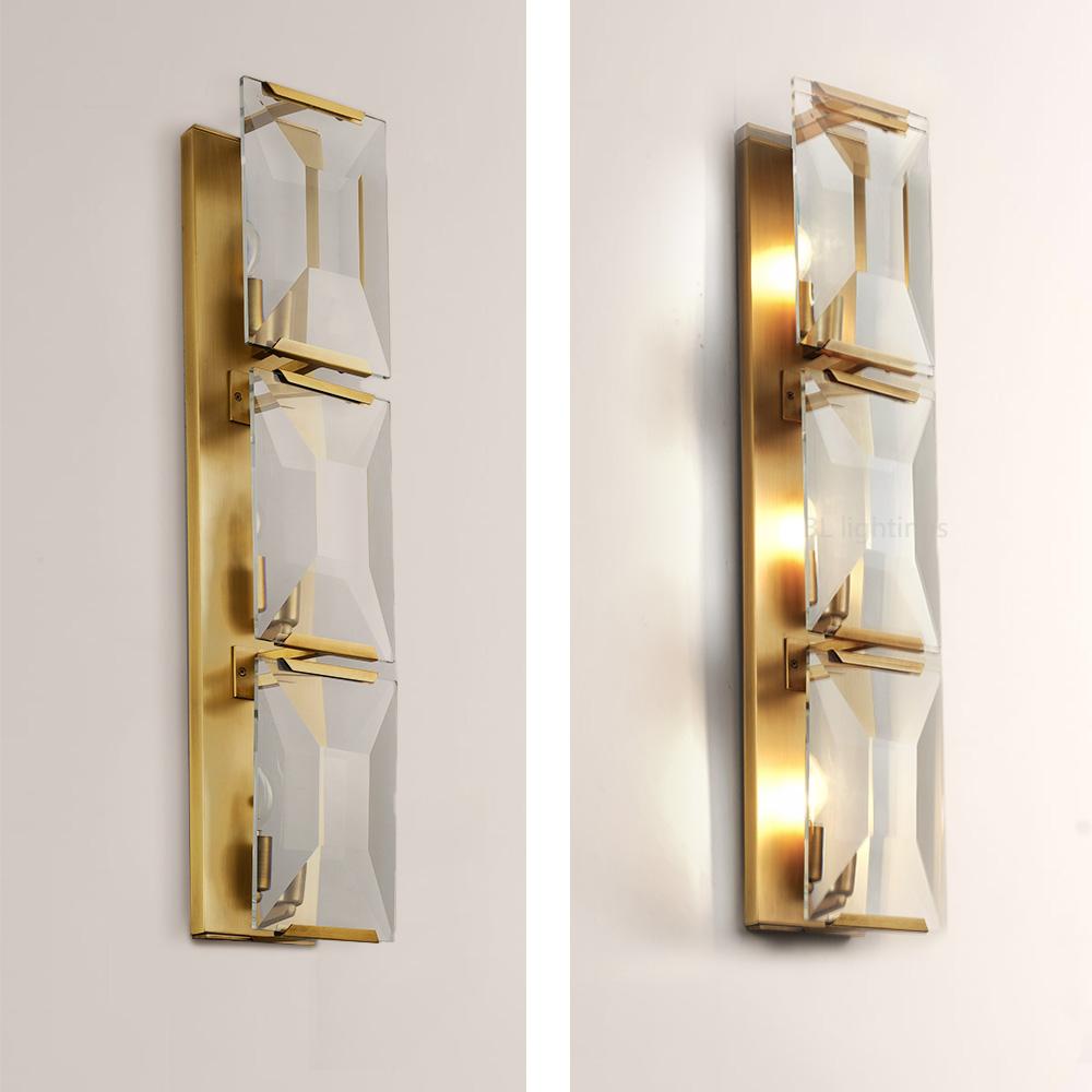 Paula Crystal Triple Wall Sconce