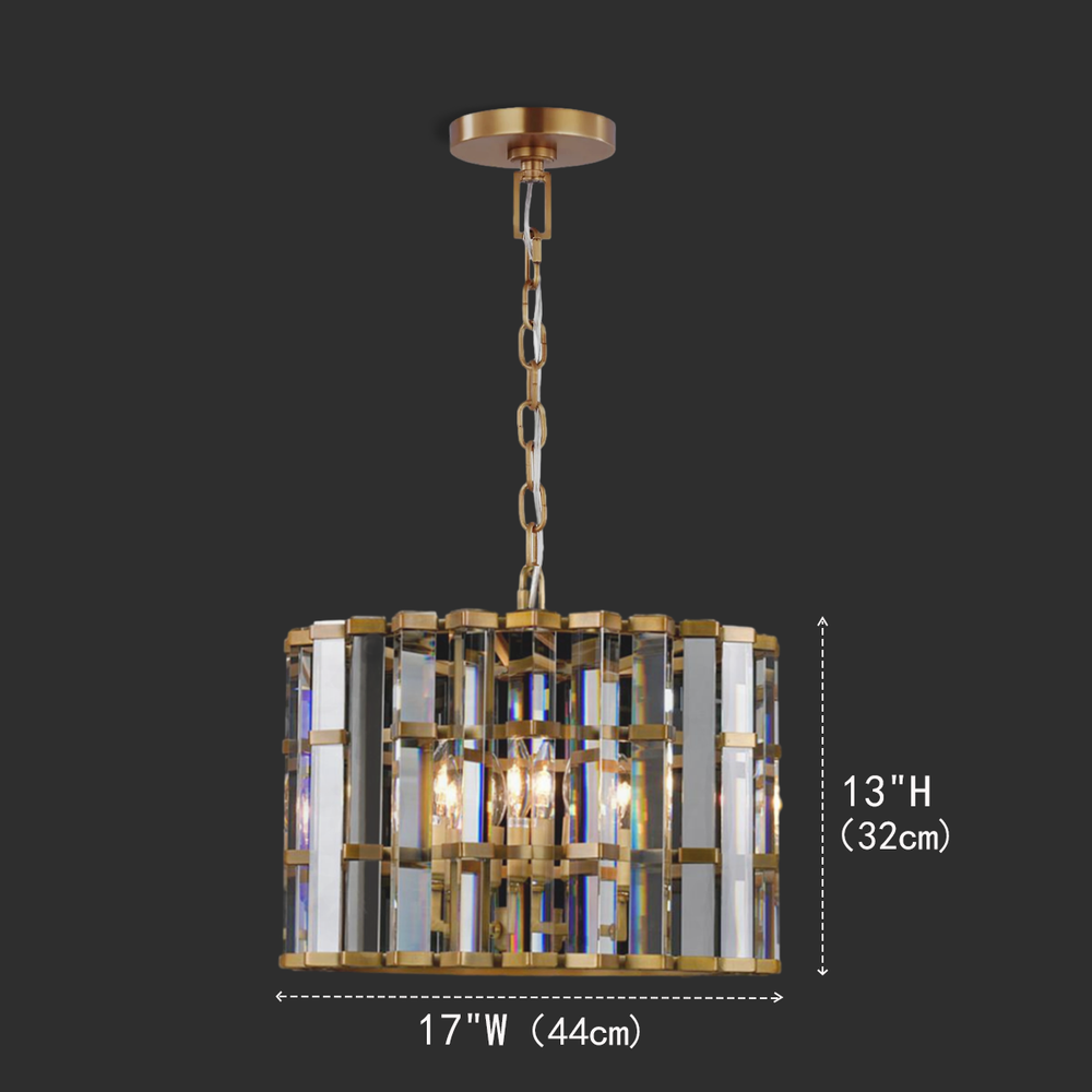 Paula Cylindrical/ Linear Chandelier