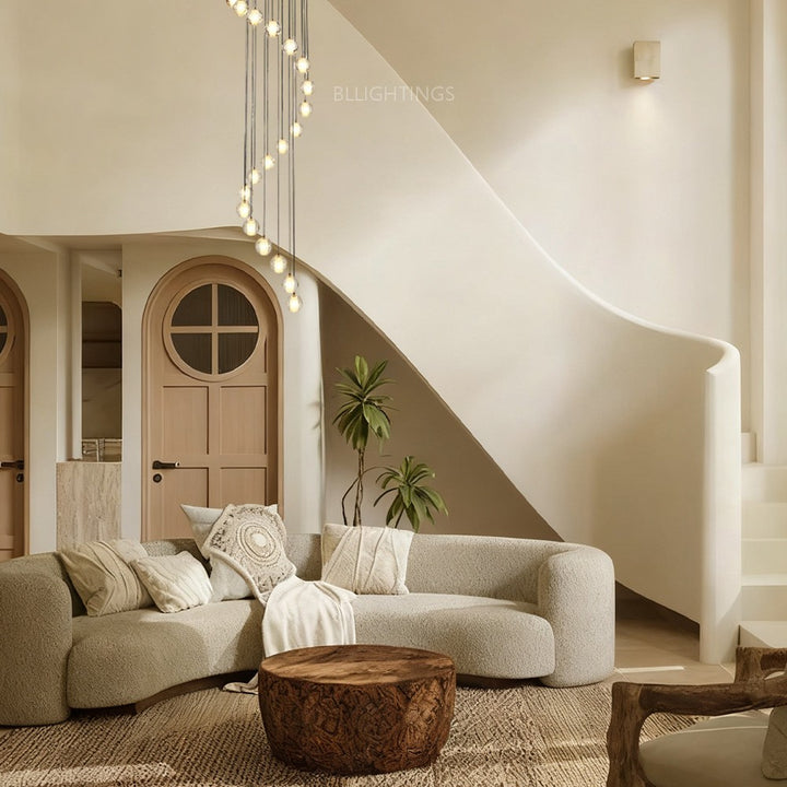 Pearl Ball Ceiling Chandelier