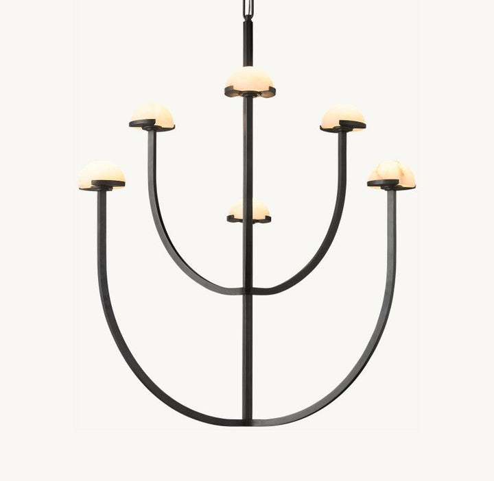 Pedra Round Chandelier 32"