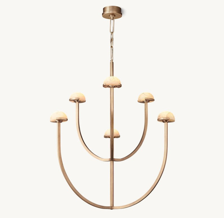 Pedra Round Chandelier 32"