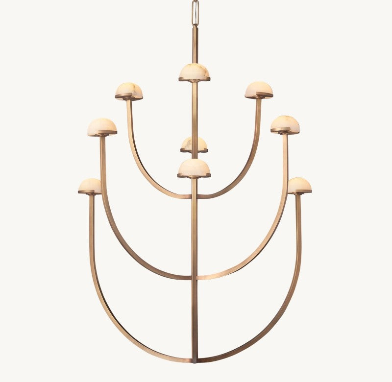 Pedra Round Chandelier 40"