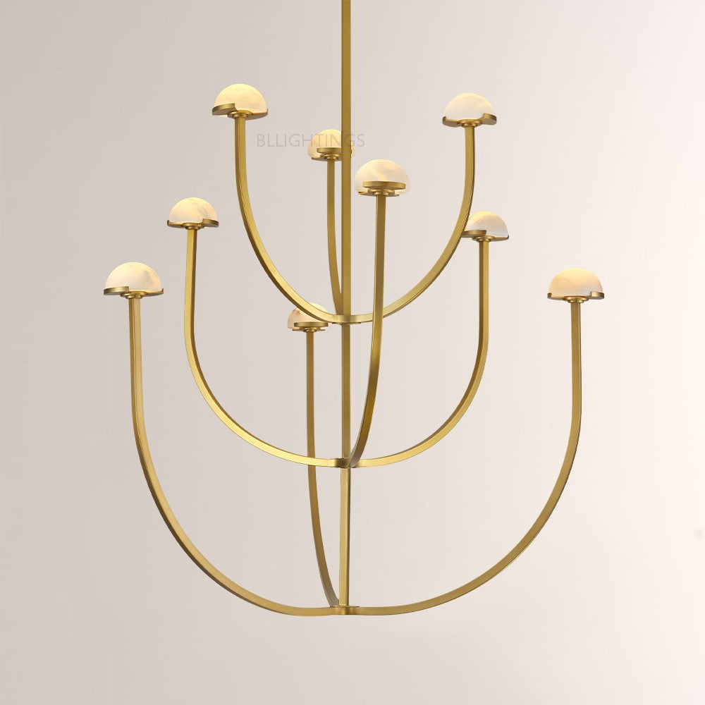 Pedra Round Chandelier 40"