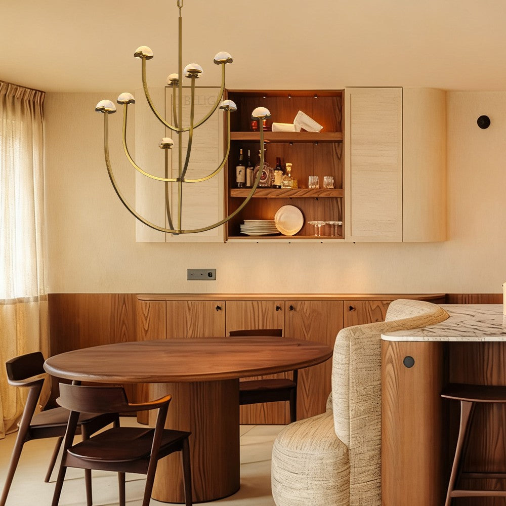 Pedra Round Chandelier 40"