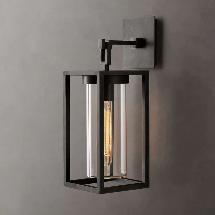Petrus Square Outdoor Sconce For Bedroom