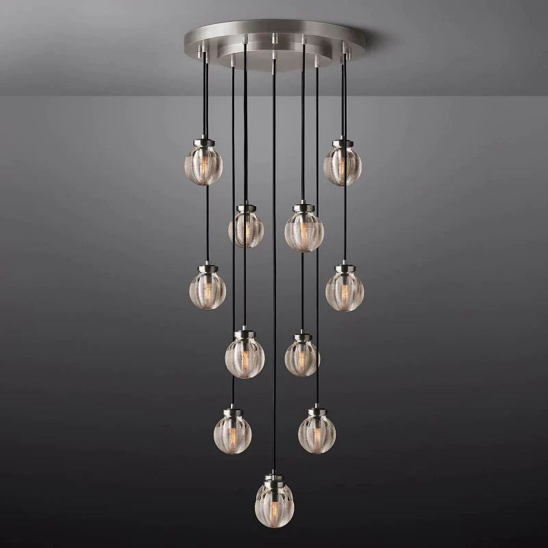 Popular Pearl Ball Round Chandelier 22"D