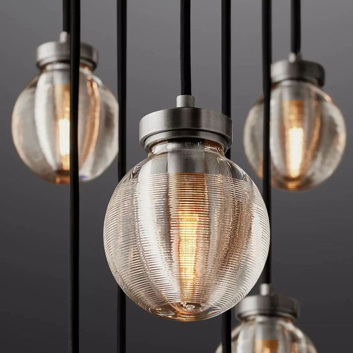 Popular Pearl Ball Round Chandelier 60"D
