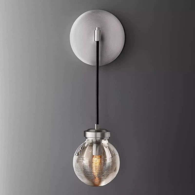 Popular Pearl Glass Cord Ball Wall Sconce
