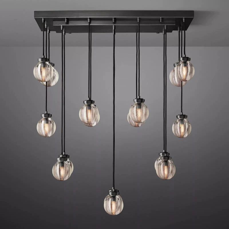 Popular Pearl Rectangle Chandelier 36"