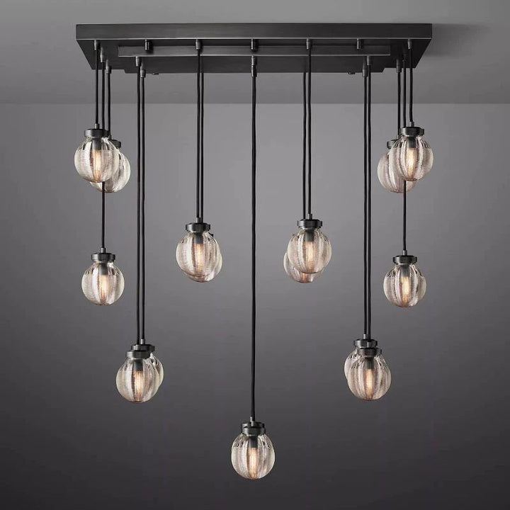 Popular Pearl Rectangle Chandelier 36"