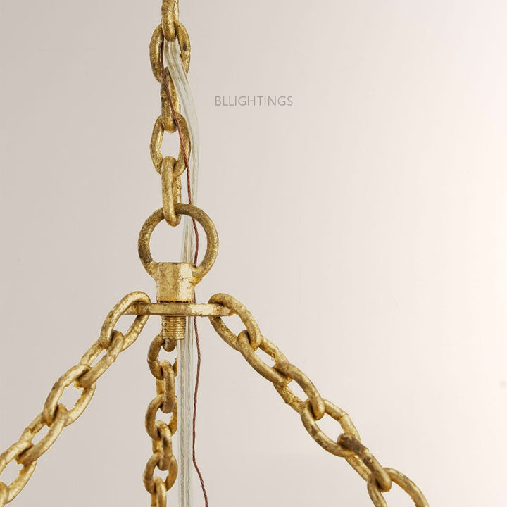Prertcia Three Tiered Round Chandelier 35"