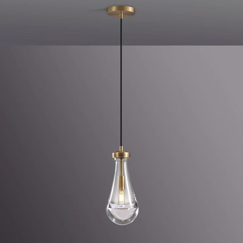 Raindrop Cord Pendant