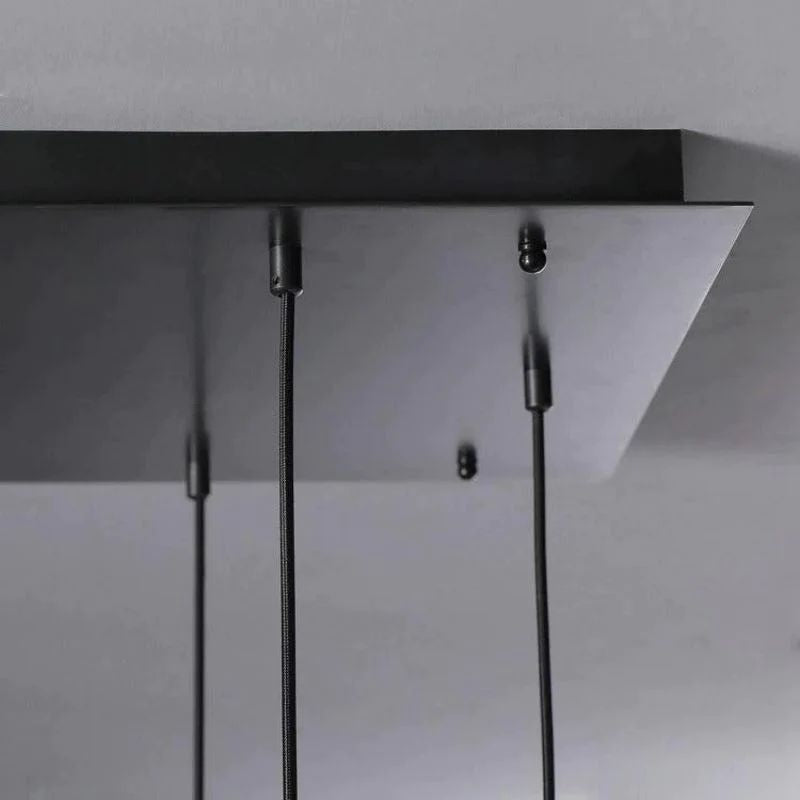 Raindrop Rectangular Dining Room Chandelier 54"