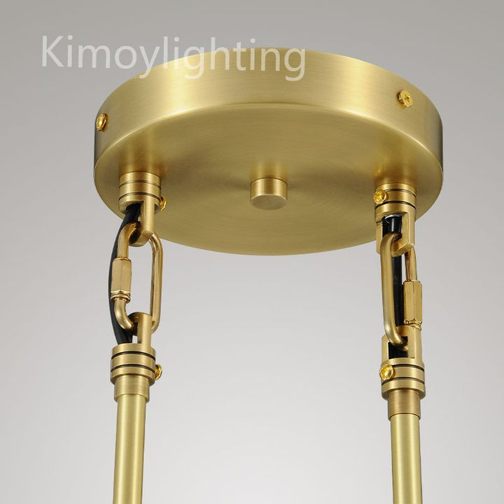 Raindrop Round Chandelier 2 Lights 5"D