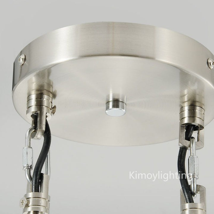 Raindrop Round Chandelier 2 Lights 5"D