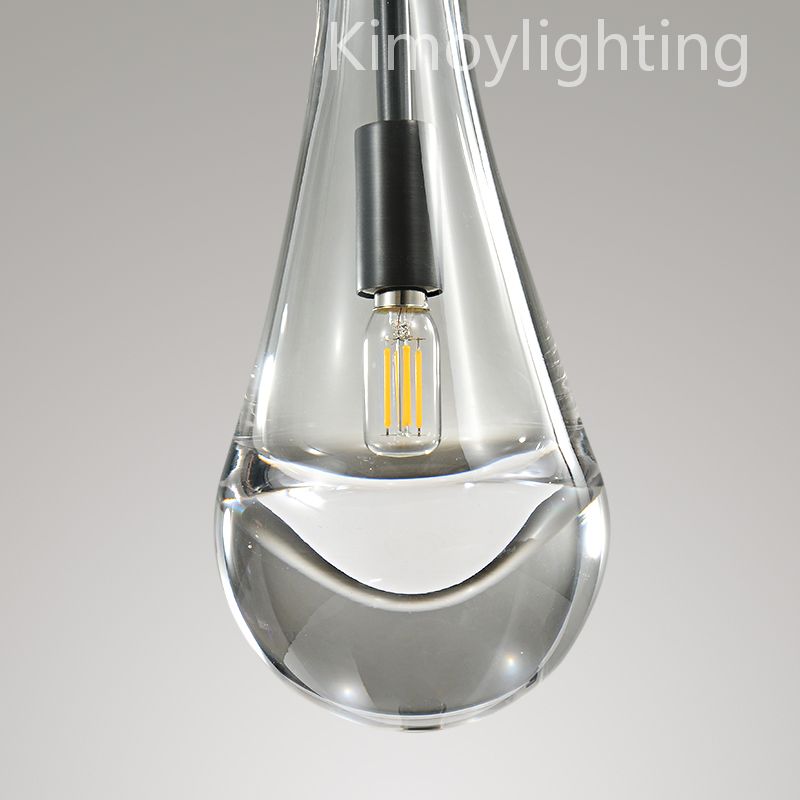 Raindrop Round Chandelier 2 Lights 5"D