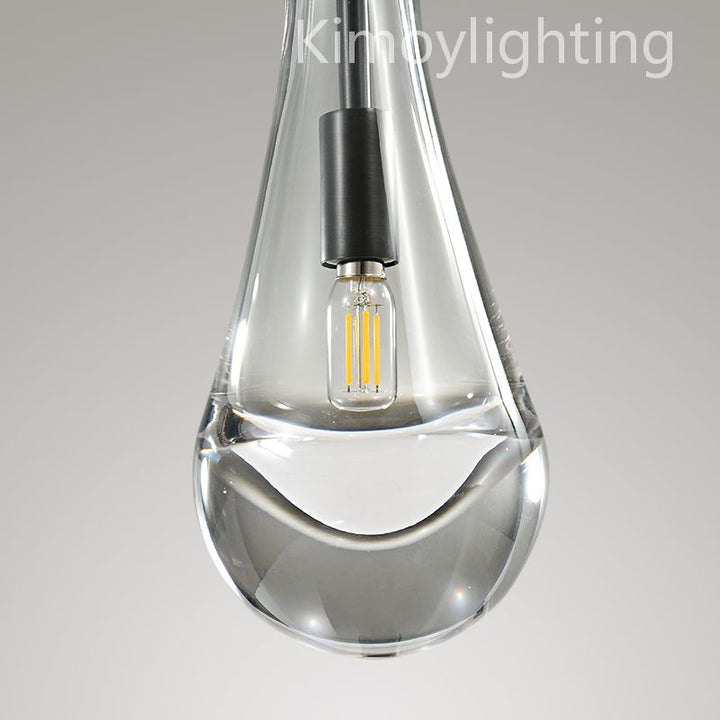 Raindrop Round Chandelier 2 Lights 5"D