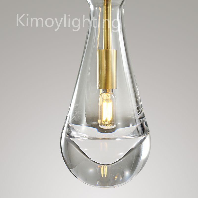 Raindrop Round Chandelier 2 Lights 5"D