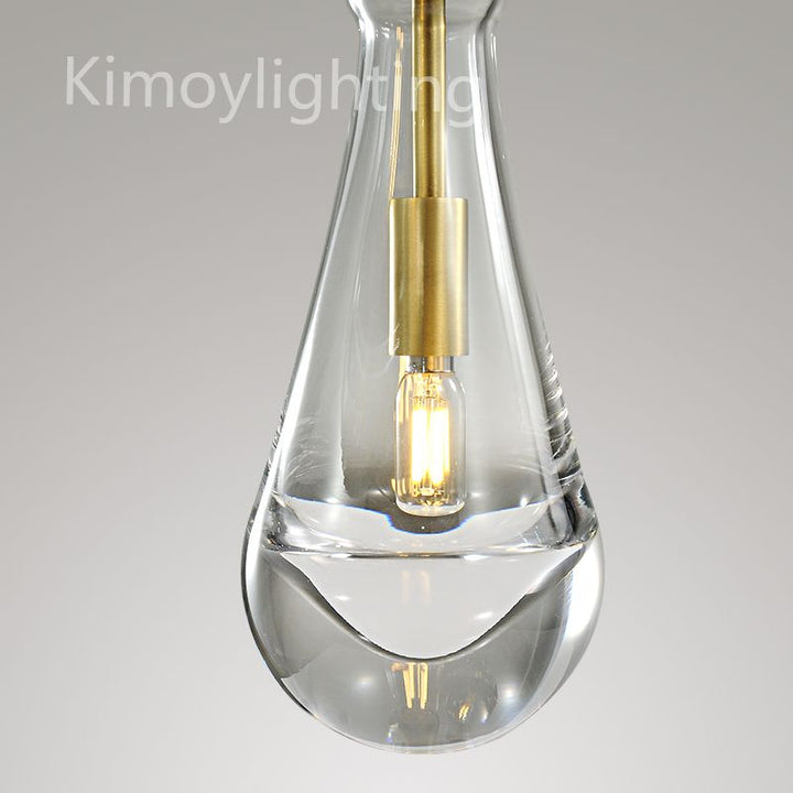 Raindrop Round Chandelier 2 Lights 5"D