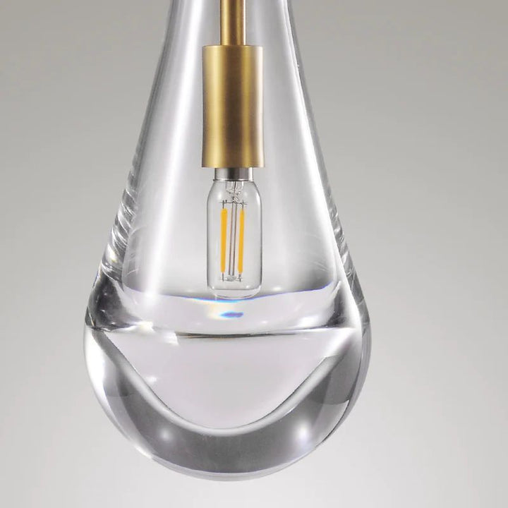 Raindrop Cord Pendant
