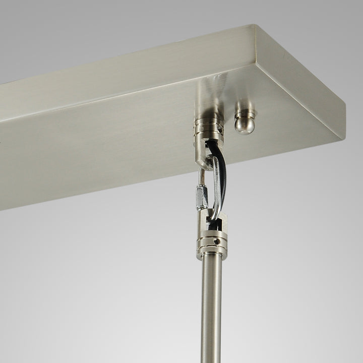 Raindrop Linear Dining Room Chandelier 3 Lights 22"L
