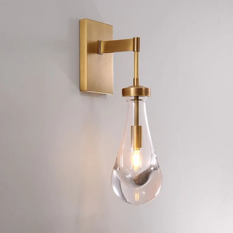Raindrop Rod Bathroom Wall Sconce