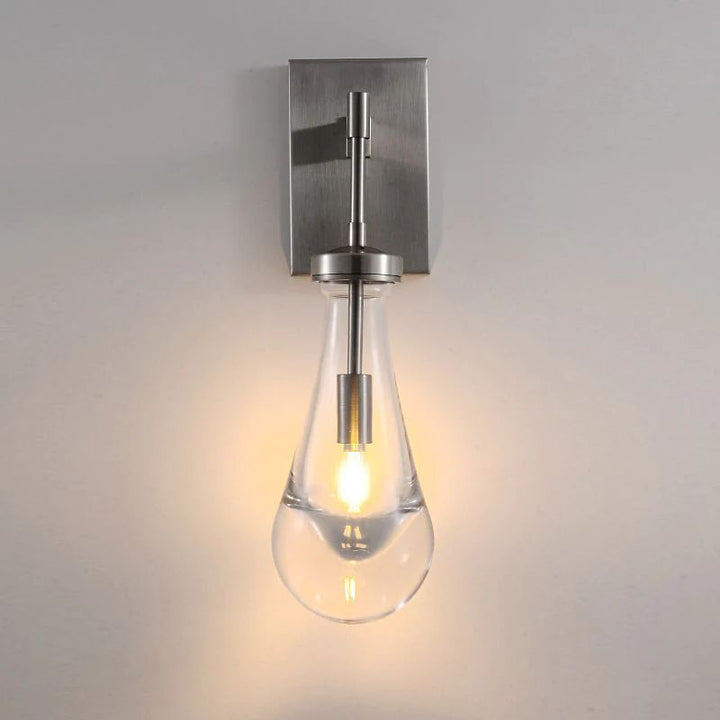 Raindrop Rod Bathroom Wall Sconce